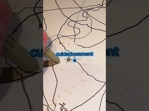 Essa aranha fez uma arte que vale milhões para esse artista!