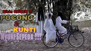 POCONG LUCU DAN GILA - NYURI SEPEDA | SETAN Viral LUCU