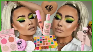 KIM CHI MAKEUP?! Neon Green Smokey Liner | In Depth Tutorial