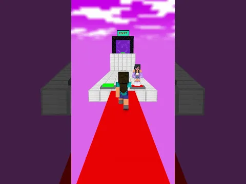 🎮APHMAU AND NOOB PLAYED TEAMWORK OBBY IN MINECRAFT, WILL THEY WIN? 🤔 #minecraft #minecraftanimation