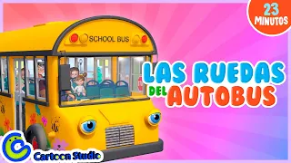 Las Ruedas del auto bus  - Videos para niños - Musica para niños
