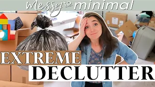 MESSY TO MINIMAL! Extreme Decluttering Around My House! (Didn't know I STILL had this much stuff!)