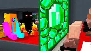 Criei uma Sala Secreta Escondida no Cinema no Minecraft