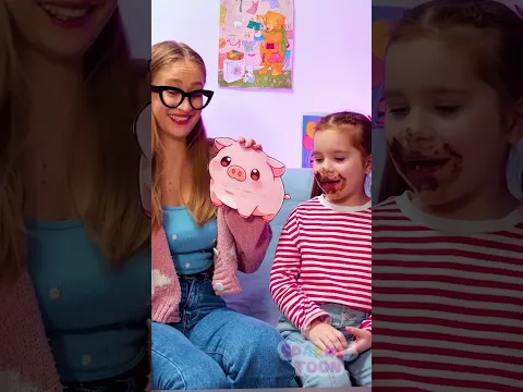 Surprise! 🐽 Piggy Teaches Face Cleaning! 💦 Fun Playtime for Kids