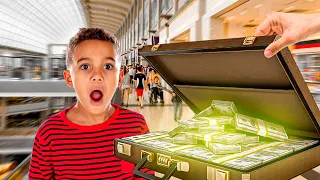 REGALE MALETIN MILLONARIO DE TIKTOK AL NIÑO MAS HUMILDE