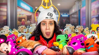 Trapped In a CLAW ARCADE Until I Win EVERY Toy!
