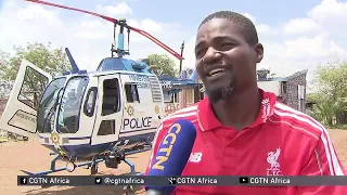 Zimbabwean born Hendrik Chebanga has built a helicopter from scratch in South Africa.