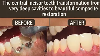 AMAZING Teeth Restoration In One Visit #Dental #RCT