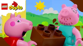 Can You Solve the Muddy Mystery? 🕵️‍🔎 🧽 | Peppa Pig Tales | LEGO Little Ones
