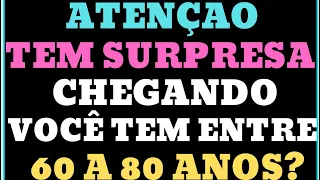 VOCÊ TEM ENTRE 60 A 80 ANOS? SE SIM, ESTE VÍDEO É PRA VOCÊ, VEM SURPRESA BOA POR AI.