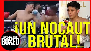¡EL POLLITO AGUILAR - protagoniza uno de los NOCAUTS más 😲 BRUTALES que hemos VISTO! #nocaut2021