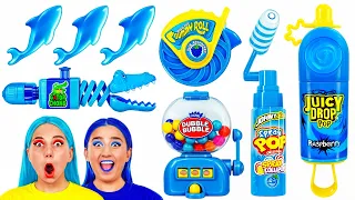 Modrá Výzva Jedla | Epická Bitka o Jedlo Fun Teen
