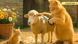 قصص ومغامرات😱🐾القط الصغير مياو🐱وأمه القطة اللطيفة🐈 / قصة قصيرة