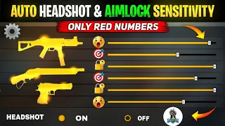 New Auto Headshot Sensitivity For All Guns 😱 || Auto Headshot Sensitivity Free Fire #5