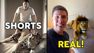 TESTEI SHORTS PERIGOSOS NA VIDA REAL!!!😱⚠️