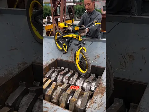 He Crushed My New Cycle Then THIS Happened😱🤯~ mini wood toy- woodworking art skill/wood hand #shorts