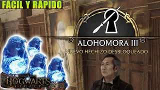 Hogwarts Legacy - Alohomora 3 fácil y rápido! | Todas las Lunas de demiguise para subir al nivel III