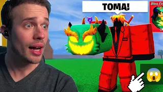 ROUBARAM a MINHA DRAGON mas um MILAGRE ACONTECEU no Blox Fruits!
