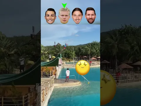 Ronaldo vs Haaland vs Zlatan vs Messi | pool challenge