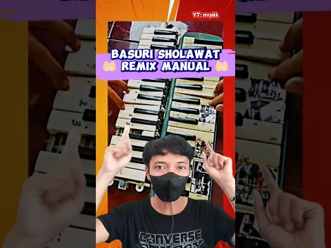 WOW⁉️ NADA BASURI SHOLAWAT REMIX MANUAL 🤲🏻😍 #telolet #basuri #shorts