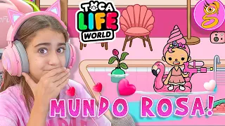 24 horas en un MUNDO ROSA en TOCA LIFE WORLD