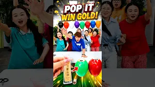 POP it and WIN GOLD 💰🤩 #gamtng #shorts