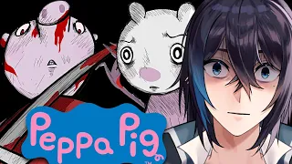 Vendo a história macabra de O Amor de Peppa
