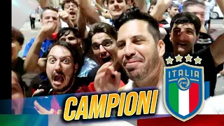 ITALIA vs INGHILTERRA (CAMPIONI D'EUROPA) - REAZIONE e FESTEGGIAMENTI alla FINALE EURO2020