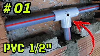 Como cambiar "T" de PVC de 20 mm en espacio reducido - Plomeria - CPVC - UPVC