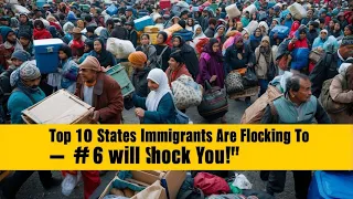 🇺🇸Top 10 States Immigrants Are Flocking To – #6 Will Shock You! #viralvideo