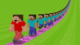 I Made Players Run 10,000 Blocks