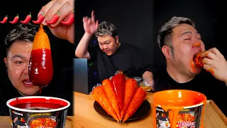 Best of Suzaki_cook Spicy food challenge ASMR [chewing sounds short video compilation]