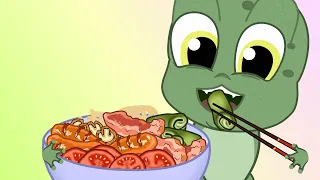My First Eating Video of 2026 🍜| Animation  #2danimation #kvakaanimation