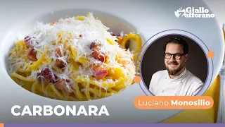CARBONARA: the TRADITIONAL ITALIAN Recipe by Chef Luciano Monosilio😋😍🥓💛🍴