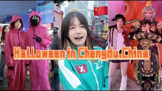 Halloween in China 🎃🇨🇳| I Cosplay Squid Game & Kpop Demon Hunters — Can’t believe no one’s seen it?!