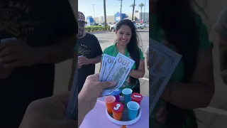 prize game in public helps mother with bills and help for her neighbor