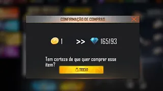 COMO TROCAR TODO O SEU OURO POR DIAMANTES NO FREE FIRE COMO TROCAR OURO POR DIAMANTE NO FREE FIRE!