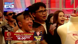 Kompetisi memasak terbesar kembali hadir, dengan juri baru MASTERCHEF INDONESIA MULAI 13DES 16.00WIB