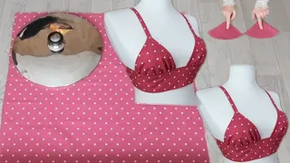 Tencere kapağıyla çok kolay iç çamaşırı dikimi