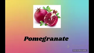 Fruits (A-Z) with pictures
