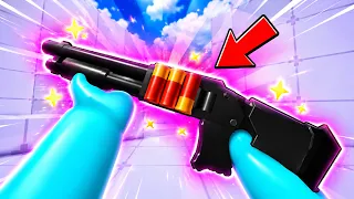 Jugué ROBLOX RIVALS solo con ESCOPETA Y PASÓ ESTO... 😱