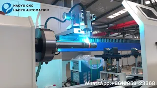 Brazil hydraulic cylinder automatic welding machine testing