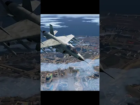 GTA V Jet Power 😱 Insane Speed Blast ✈️🔥 #shorts