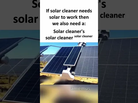 Infinite solar panel glitch