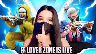 Live Guild test 1 Vs 4 😈🗿 ❤ @FFLOVERZONE  Free Fire Live! #ff #freefire #sooneeta #ffloverzone