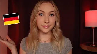 ASMR In German | Writing & Repeating Basic Words & Phrases 🇩🇪
