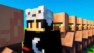Sobrevive 100 días como Aldeano en Minecraft