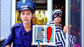 ناستيا وميا قصة مضحكة عن مطاردة الشرطة للأطفال