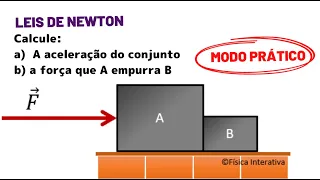 SEGUNDA LEI DE NEWTON - QUESTÃO 1 DE 15 - MODO PRÁTICO