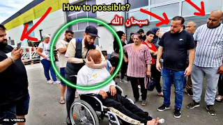 الله اكبر.اقوئ مقطع في العالم شلل يمشي مباشرة مع دكتورعلي باذن الله في المانيا